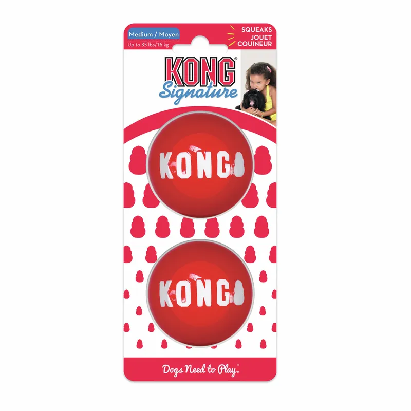 KONG Signature Balls 2 Stück M Neue Ware